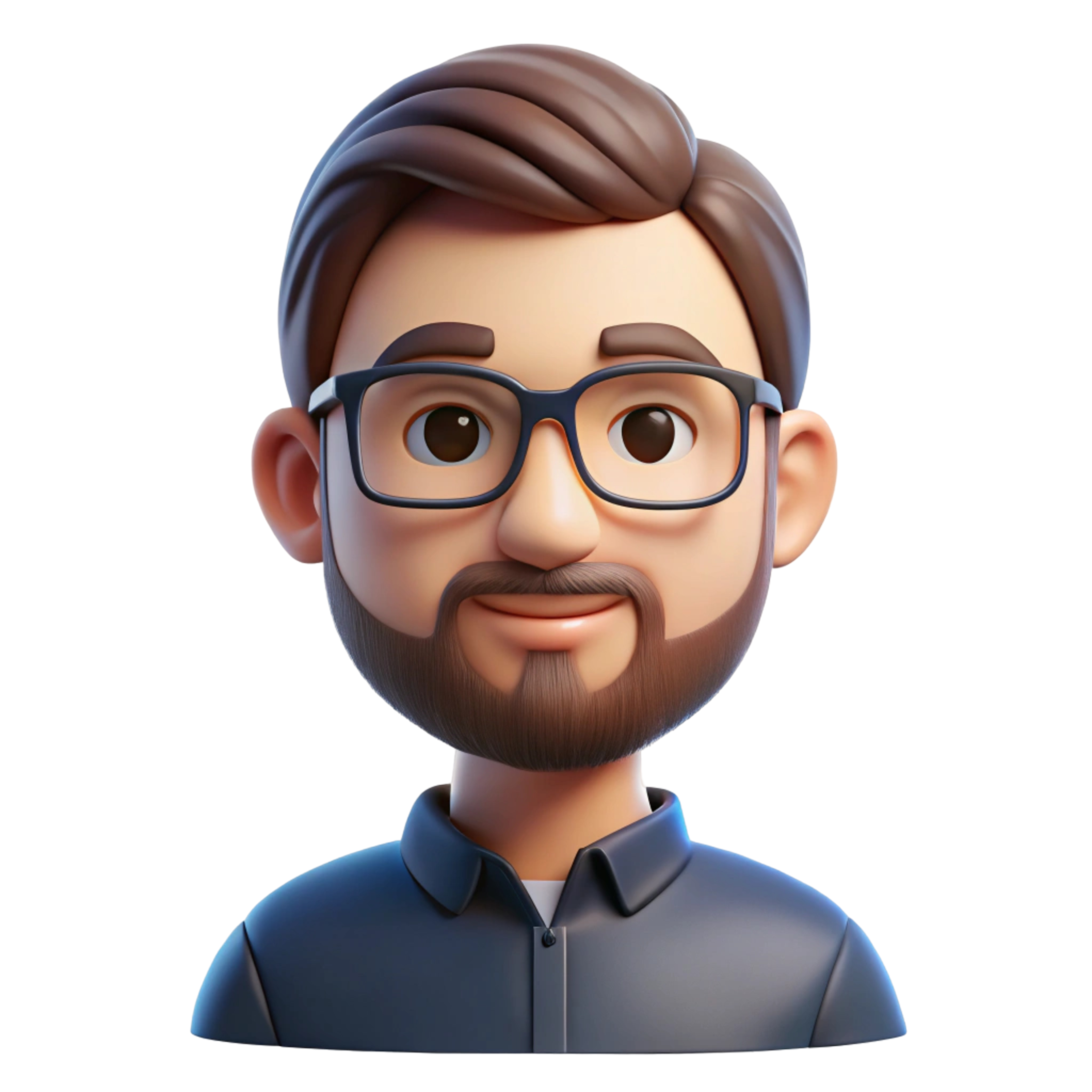 vecteezy 3d cartoon man with glasses and beard illustration 51767450